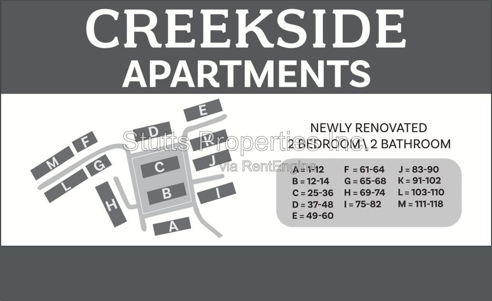 **Newly Renovated, Quiet 2BR/2BA Single Level Apartment With Creekside View in Florence ** property image
